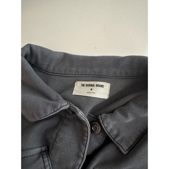 The Normal Brand Gray Trucker Jacket- Size M - Picture 5 of 5
